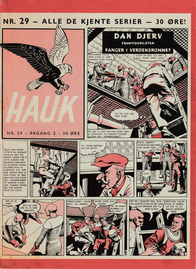Cover for Hauk (Serieforlaget / Se-Bladene / Stabenfeldt, 1955 series) #29/1956