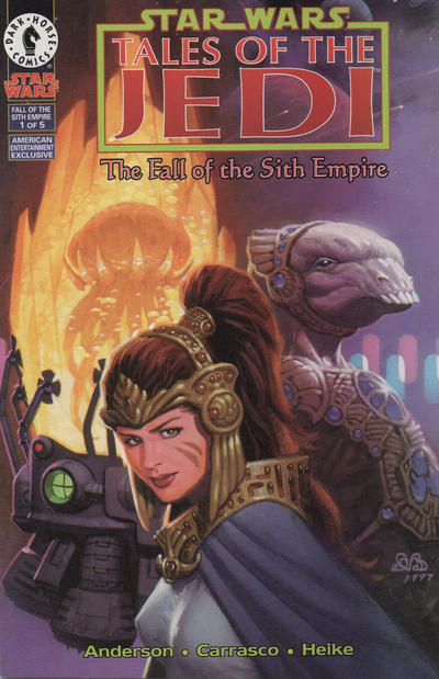 Cover for Star Wars: Tales of the Jedi - The Fall of the Sith Empire (Dark Horse, 1997 series) #1 [American Entertainment Exclusive]