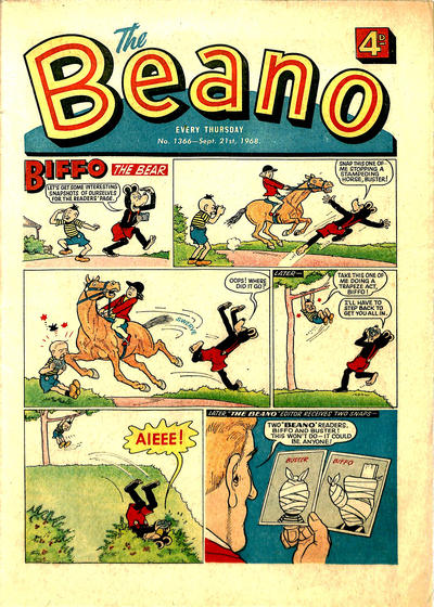 Cover for The Beano (D.C. Thomson, 1950 series) #1366