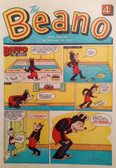Cover for The Beano (D.C. Thomson, 1950 series) #1373