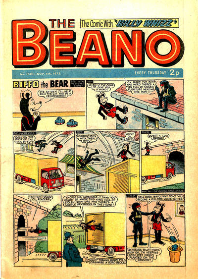 Cover for The Beano (D.C. Thomson, 1950 series) #1581