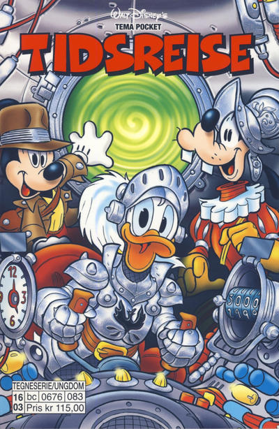 Cover for Donald Duck Tema pocket; Walt Disney's Tema pocket (Hjemmet / Egmont, 1997 series) #[79] - Tidsreise