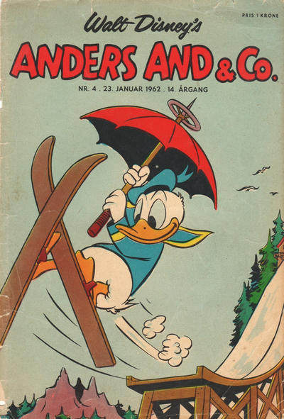Cover for Anders And & Co. (Egmont, 1949 series) #4/1962