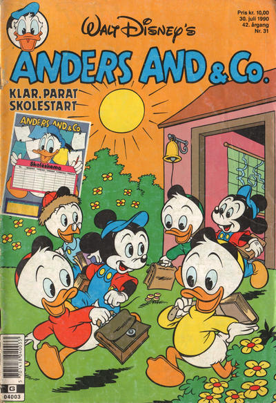 Cover for Anders And & Co. (Egmont, 1949 series) #31/1990