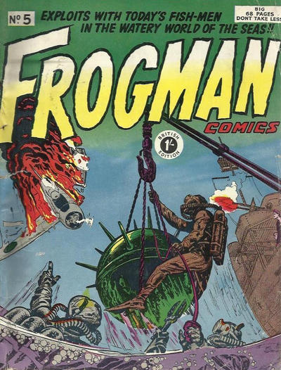 Cover for Frogman Comics (Thorpe & Porter, 1952 series) #5