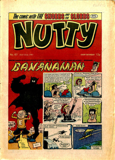 Cover for Nutty (D.C. Thomson, 1980 series) #67