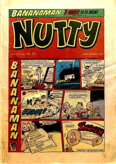 Cover for Nutty (D.C. Thomson, 1980 series) #70
