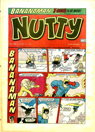 Cover for Nutty (D.C. Thomson, 1980 series) #86