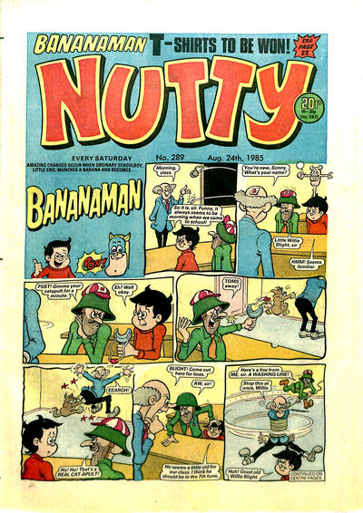 Cover for Nutty (D.C. Thomson, 1980 series) #289