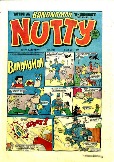 Cover for Nutty (D.C. Thomson, 1980 series) #291