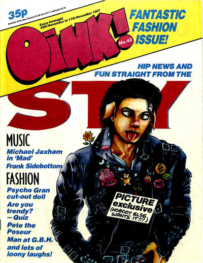 Cover for Oink! (IPC, 1986 series) #42