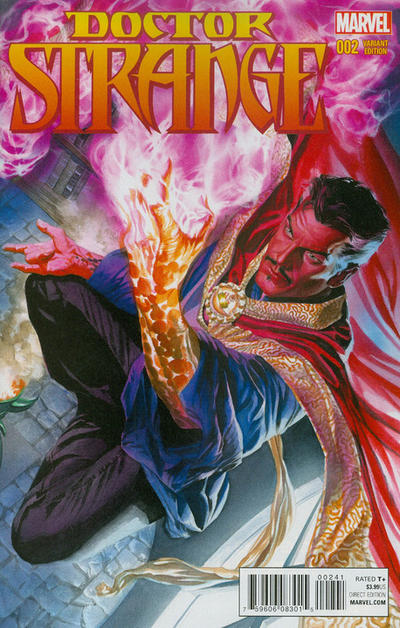 Cover for Doctor Strange (Marvel, 2015 series) #2 [Incentive Alex Ross Color Variant]