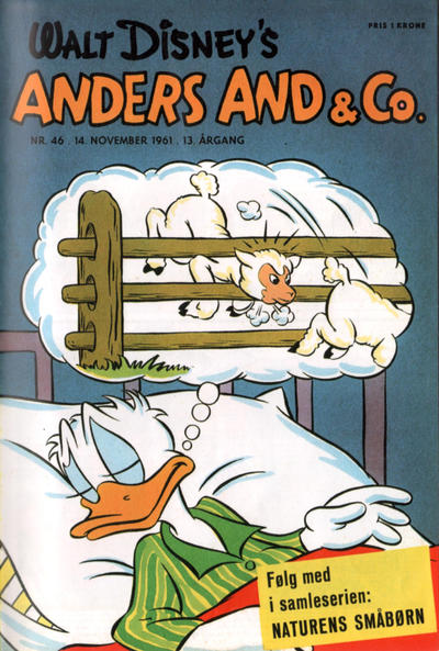 Cover for Anders And & Co. (Egmont, 1949 series) #46/1961