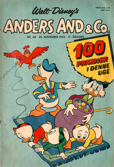 Cover for Anders And & Co. (Egmont, 1949 series) #48/1965