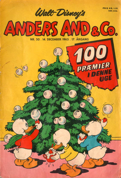 Cover for Anders And & Co. (Egmont, 1949 series) #50/1965
