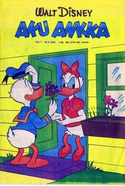 Cover for Aku Ankka (Sanoma, 1951 series) #7/1976