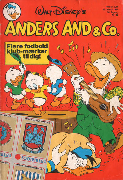 Cover for Anders And & Co. (Egmont, 1949 series) #12/1984