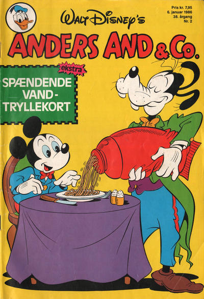 Cover for Anders And & Co. (Egmont, 1949 series) #2/1986
