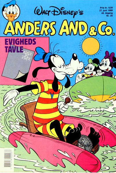 Cover for Anders And & Co. (Egmont, 1949 series) #26/1988