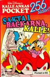 Cover for Kalle Ankas pocket (Richters Förlag AB, 1985 series) #65 - Sakta i backarna, Kalle!