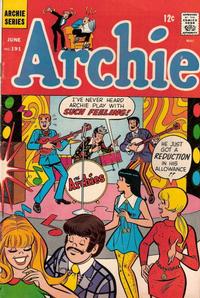 Cover Thumbnail for Archie (Archie, 1959 series) #191