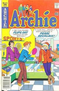 Cover for Archie (Archie, 1959 series) #271