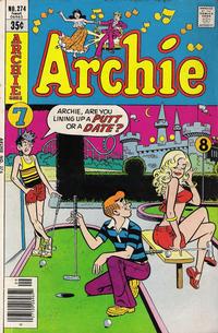 Cover for Archie (Archie, 1959 series) #274