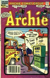 Cover for Archie (Archie, 1959 series) #322 [Canadian]