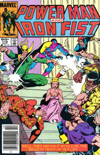 Cover Thumbnail for Power Man and Iron Fist (Marvel, 1981 series) #110 [Newsstand]