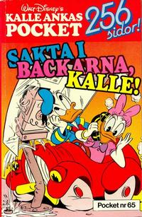 Cover Thumbnail for Kalle Ankas pocket (Richters Förlag AB, 1985 series) #65 - Sakta i backarna, Kalle!