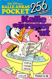 Cover Thumbnail for Kalle Ankas pocket (Richters Förlag AB, 1985 series) #66 - Kalle sjunger ut