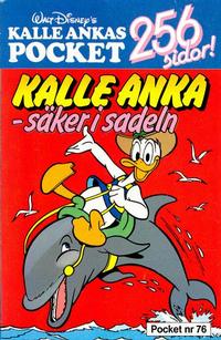 Cover Thumbnail for Kalle Ankas pocket (Richters Förlag AB, 1985 series) #76 - Kalle Anka – säker i sadeln