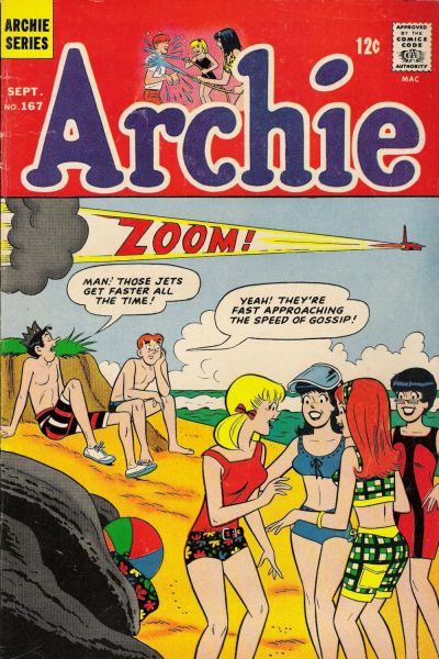 Cover for Archie (Archie, 1959 series) #167