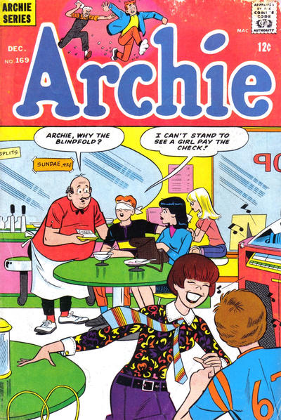 Cover for Archie (Archie, 1959 series) #169