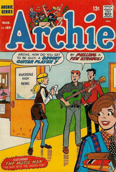 Cover for Archie (Archie, 1959 series) #189