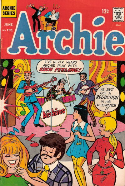 Cover for Archie (Archie, 1959 series) #191