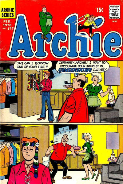 Cover for Archie (Archie, 1959 series) #197