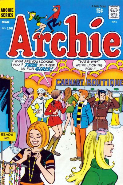 Cover for Archie (Archie, 1959 series) #198