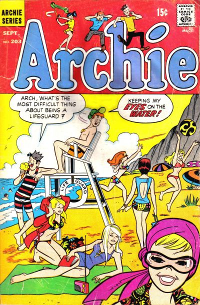 Cover for Archie (Archie, 1959 series) #203