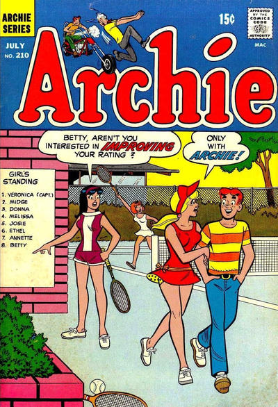 Cover for Archie (Archie, 1959 series) #210