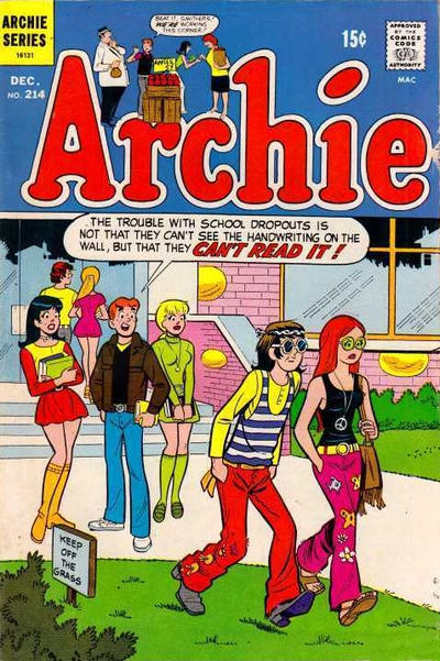 Cover for Archie (Archie, 1959 series) #214