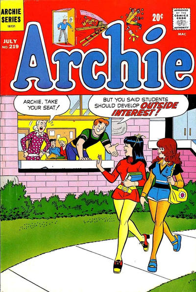 Cover for Archie (Archie, 1959 series) #219