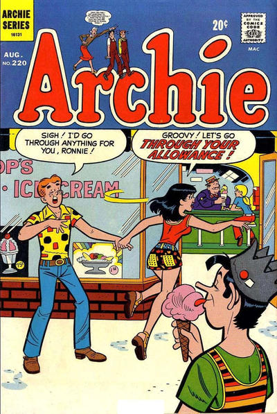 Cover for Archie (Archie, 1959 series) #220