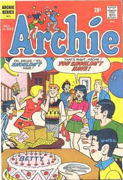 Cover for Archie (Archie, 1959 series) #223