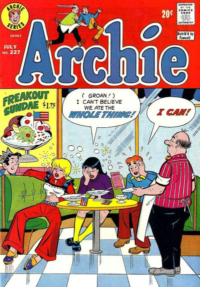 Cover for Archie (Archie, 1959 series) #227