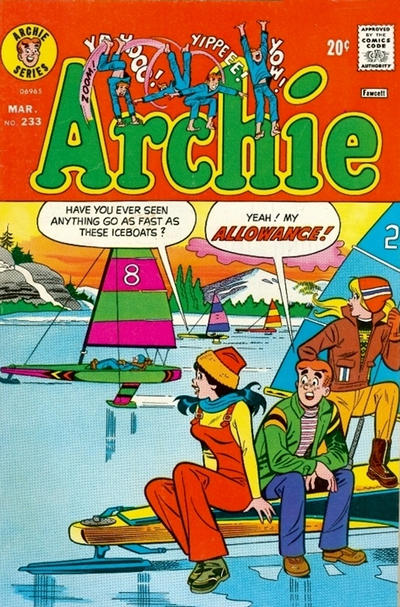 Cover for Archie (Archie, 1959 series) #233