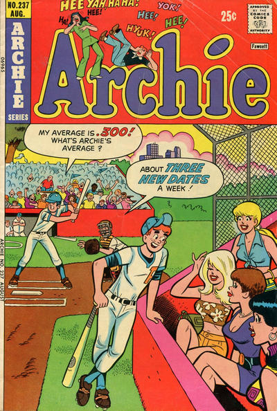 Cover for Archie (Archie, 1959 series) #237
