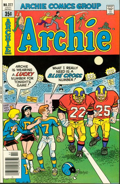 Cover for Archie (Archie, 1959 series) #277