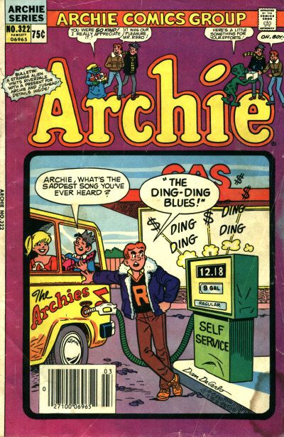 Cover for Archie (Archie, 1959 series) #322 [Canadian]