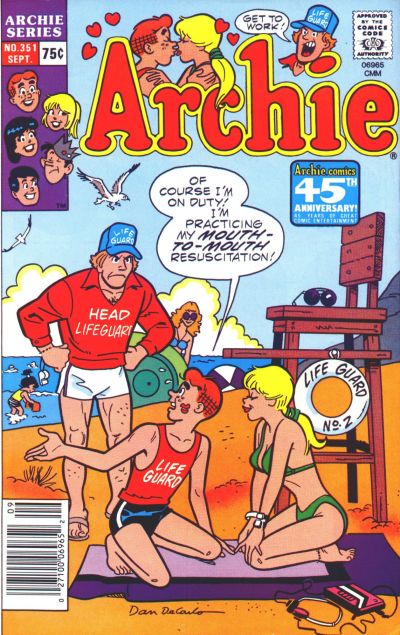 Cover for Archie (Archie, 1959 series) #351